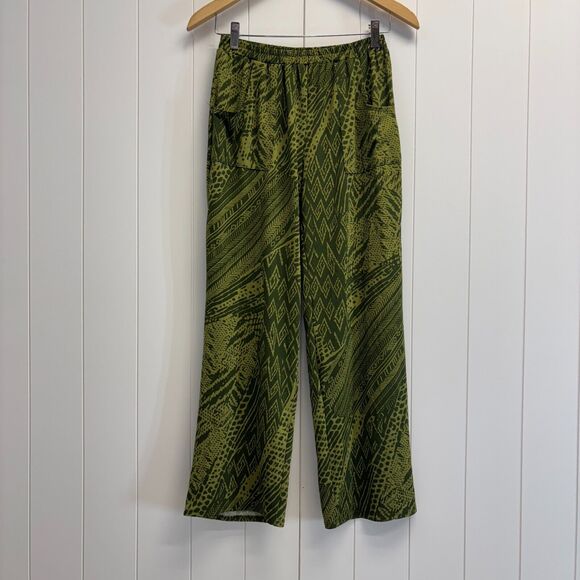 The Original Anthony Womens Boho Tribal Geometric Pants Size MP Comfy Stretchy - Picture 1 of 7